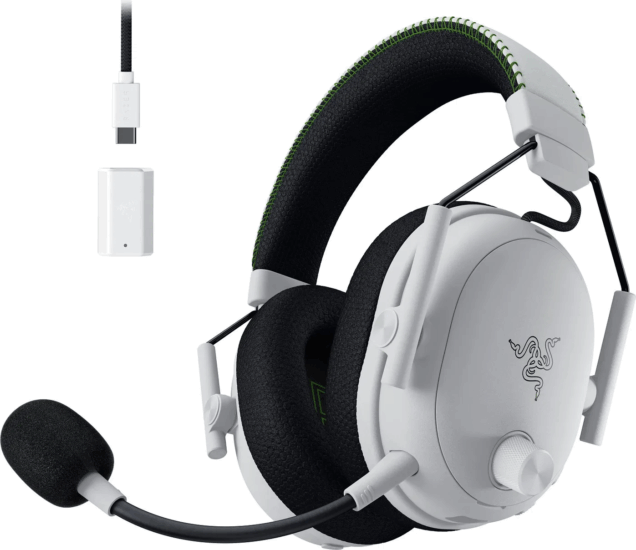 Razer BlackShark V3 Pro Wireless Gamer Xbox Headset - Fehér