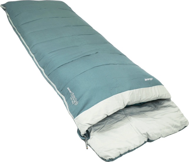 Vango Kanto 250 Bal cipzáras Hálózsák 215 x 80 cm (-10 / 9 °C) - Menta / Szürke