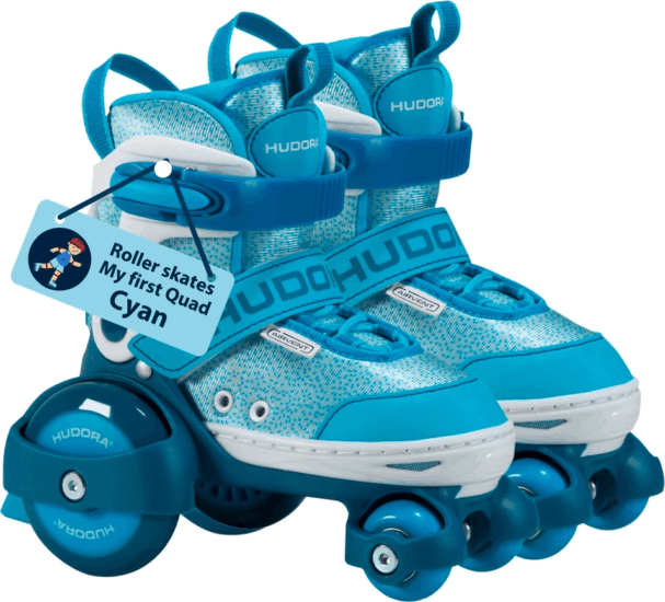 Hudora 22063 Állítható Kétsoros Görkorcsolya 26-29 Méret - Kék / Türkiz Hudora 22063 Állítható Kétsoros Görkorcsolya 26-29 Méret - Kék / Türkiz