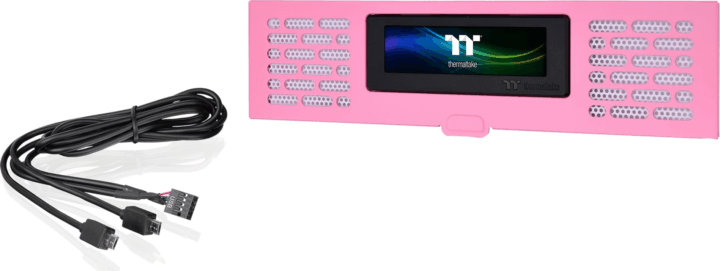 Thermaltake The Tower 200 LCD Panel Kit - Előlapi Kijelző Panel - Bubble Pink Thermaltake The Tower 200 LCD Panel Kit - Előlapi Kijelző Panel - Bubble Pink