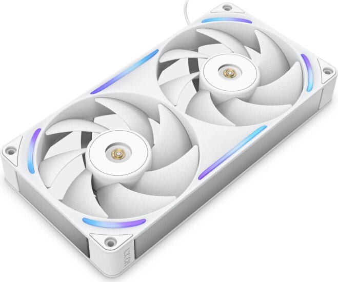 NZXT Performance Fan F240X 120mm PWM RGB Rendszerhűtő ventilátor 2db - Fehér NZXT Performance Fan F240X 120mm PWM RGB Rendszerhűtő ventilátor 2db - Fehér