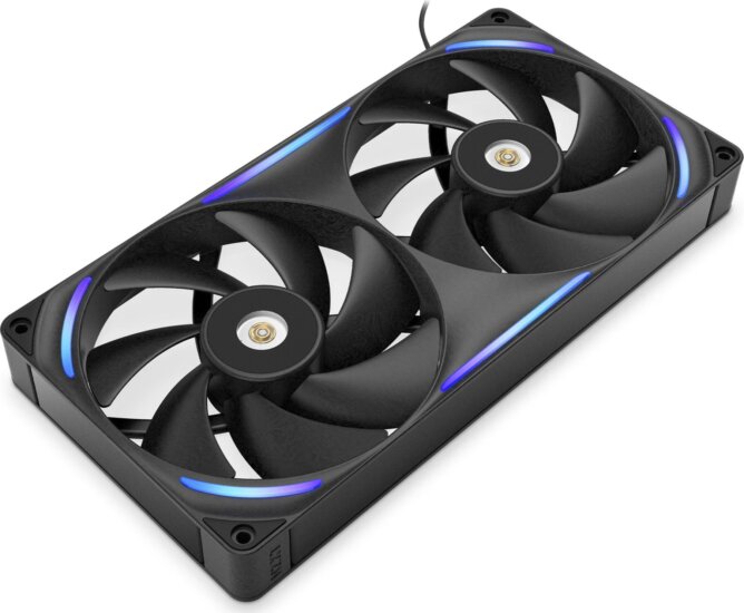 NZXT Performance Fan F280X 140mm PWM RGB Rendszerhűtő ventilátor 2db - Fekete NZXT Performance Fan F280X 140mm PWM RGB Rendszerhűtő ventilátor 2db - Fekete