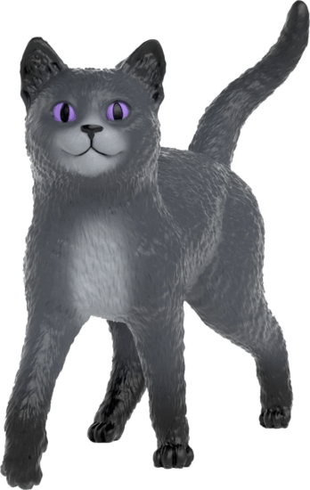 Schleich 14912 A mágikus állatok iskolája Karajan a macska játékfigura