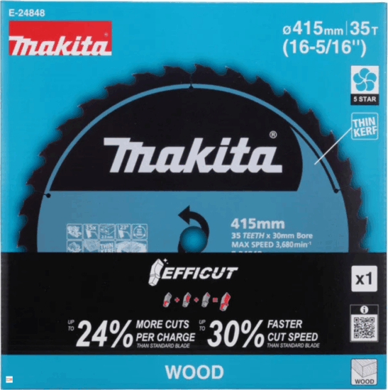 Makita E-24848 Fa Körfűrészlap Ø415 x 30mm 1,8mm 35 fog