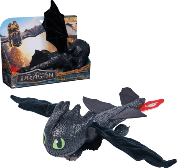 Spin Master Így neveld a sárkányodat - Fogatlan plüssfigura Spin Master Így neveld a sárkányodat - Fogatlan plüssfigura