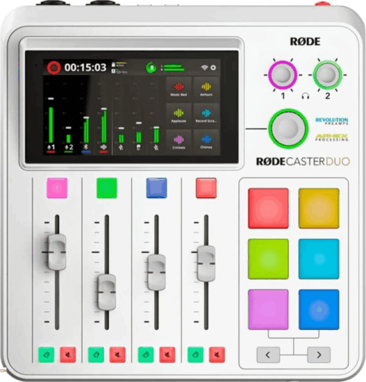 Rode RCDUOW RØDECaster Duo Keverőpult Mixer - Fehér