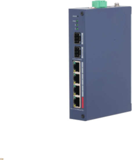 Dahua CHS4206-4ET-90 Fémházas Smart Managed 6-port Gigabit PoE+ Asztali Switvh Dahua CHS4206-4ET-90 Fémházas Smart Managed 6-port Gigabit PoE+ Asztali Switvh