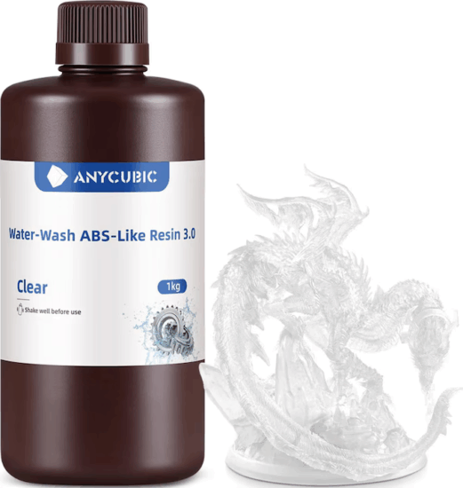 Anycubic SSX2CL-102A 3D Gyanta 1 kg - Átlátszó Anycubic SSX2CL-102A 3D Gyanta 1 kg - Átlátszó