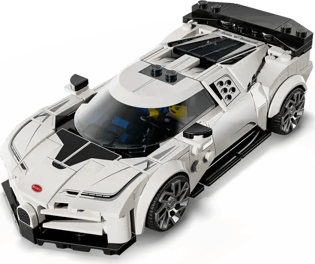 LEGO 77240 Speed Champions - Bugatti Centodieci Hiper Sportautó - Fehér
