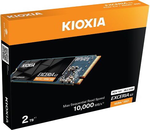 Kioxia 2TB Exceria G3 PCIe 5.0 x4 NVMe M.2 SSD Kioxia 2TB Exceria G3 PCIe 5.0 x4 NVMe M.2 SSD