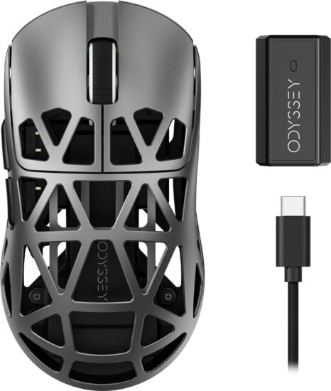 Yenkee YMS31 Wireless (vagy) Vezetékes Gaming Egér - Ezüst/Fekete