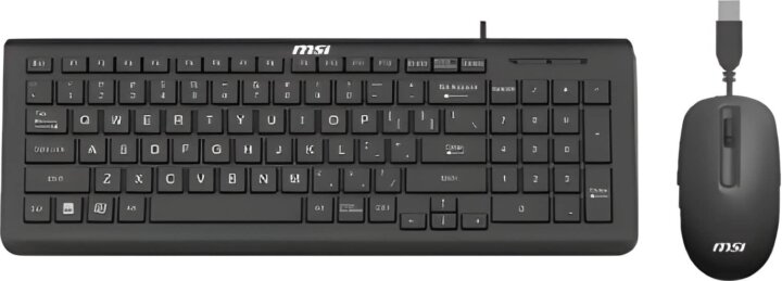 MSI ACCY SK9626MW Vezetékes Billentyűzet HUN + Egér - Fekete