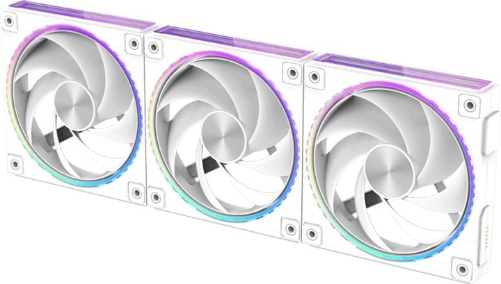 Zalman ZM-DF120 A3 ARGB PWM 120mm rendszerhűtő ventilátor 3db - Fehér