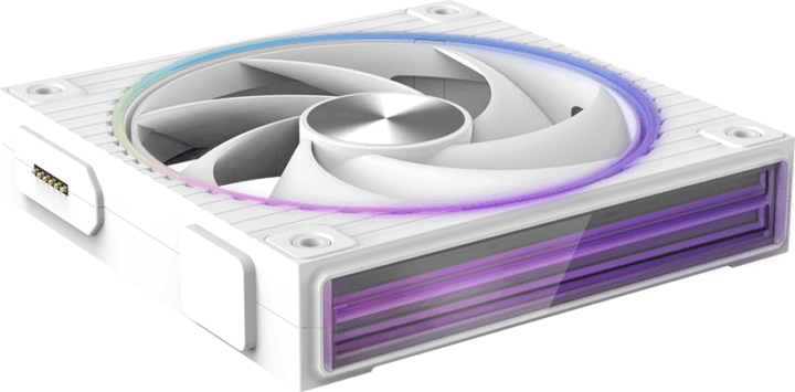 Zalman ZM-DF120 ARGB PWM 120mm rendszerhűtő ventilátor - Fehér