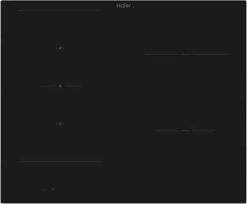 Haier HAIF64IRB1S Beépíthető 4 zónás Indukciós Főzőlap 7400 Watt - Fekete
