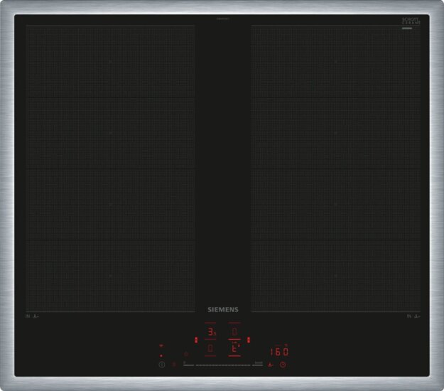 Siemens EX645HXC1E Beépíthető 4 zónás Indukciós Főzőlap 7400 Watt - Fekete