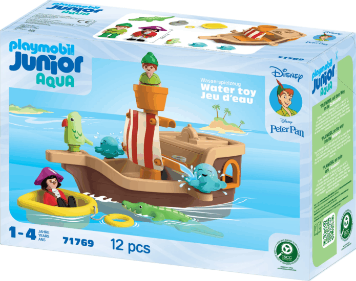 Playmobil 71769 Junior & Disney Pán Péter kalózhajója vízpermetező mókával