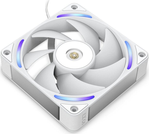 NZXT Performance Fan F120X 120mm PWM RGB Rendszerhűtő Ventilátor - Fehér