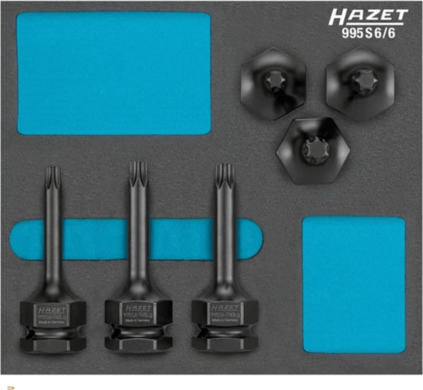 Hazet 995S6/6 Dugókulcs készlet (6db / csomag)