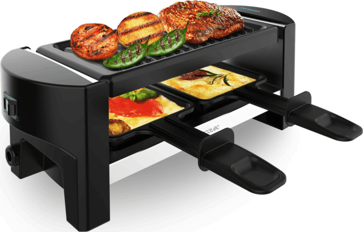 Cecotec Cheese&Grill 3200 Elektromos Raclette Grillsütő 300 Watt - Fekete