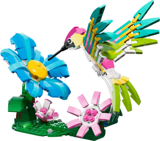 LEGO 31384 Creator - 3 az 1-ben Vadon Élő Állatok - Kolibri Építőjáték LEGO 31384 Creator - 3 az 1-ben Vadon Élő Állatok - Kolibri Építőjáték