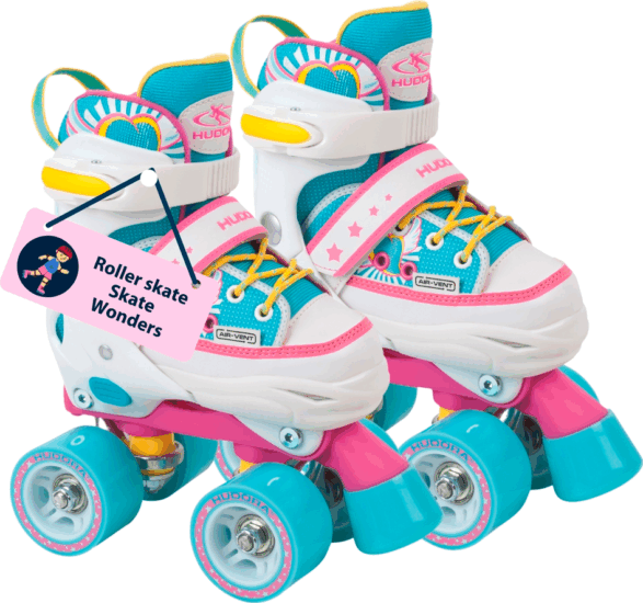 Hudora 22073 Állítható Kétsoros Görkorcsolya 28-31 Méret - Színes