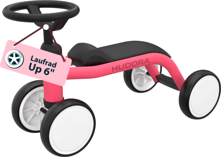 Hudora 10918 Laufrad Up Gyerek Futóbicikli 6" - Rózsaszín