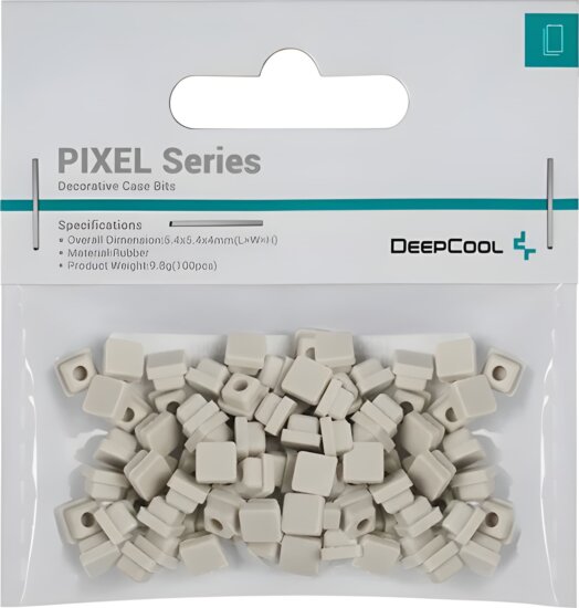 DeepCool PIXEL GY Számítógépház Szilikon Pixel Dekoráció 100db - Szürke DeepCool PIXEL GY Számítógépház Szilikon Pixel Dekoráció 100db - Szürke