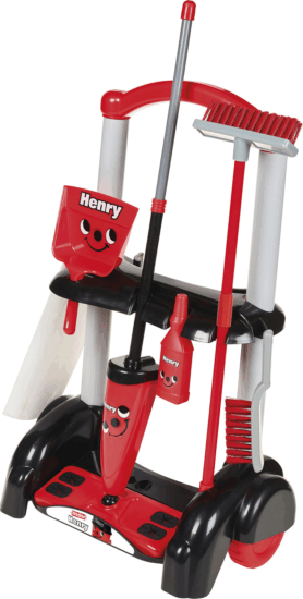 Casdon 63060 Henry Játék takarítókocsi - Piros Casdon 63060 Henry Játék takarítókocsi - Piros