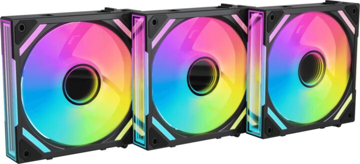 Alpenföhn WingBoost 4 120mm PWM RGB Rendszerhűtő Ventilátor 3db - Fekete Alpenföhn WingBoost 4 120mm PWM RGB Rendszerhűtő Ventilátor 3db - Fekete