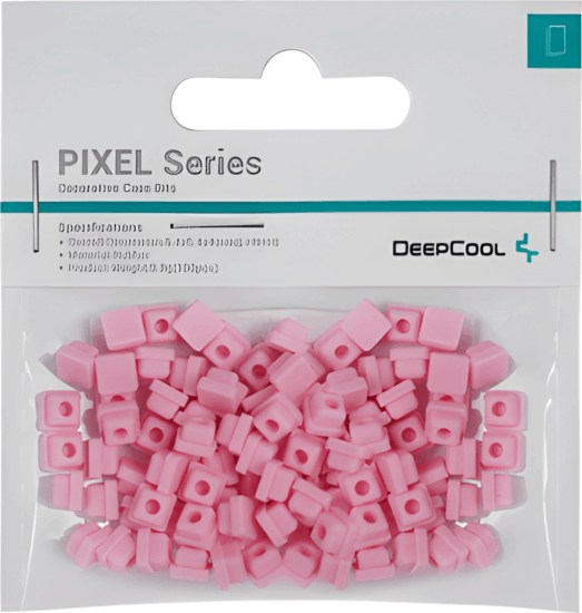 DeepCool PIXEL PK Számítógépház Szilikon Pixel Dekoráció 100db - Rózsaszín DeepCool PIXEL PK Számítógépház Szilikon Pixel Dekoráció 100db - Rózsaszín