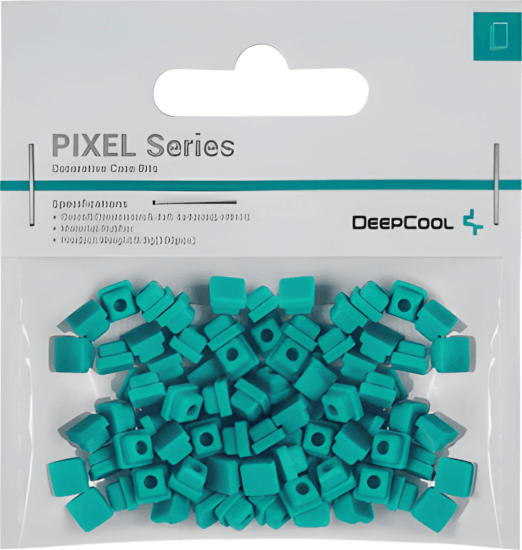 DeepCool PIXEL GB Számítógépház Szilikon Pixel Dekoráció 100db - Zöld DeepCool PIXEL GB Számítógépház Szilikon Pixel Dekoráció 100db - Zöld