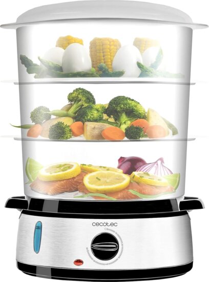 Cecotec Vapovita 3000 Ételpároló - Inox