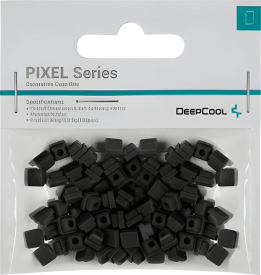 DeepCool PIXEL BK Számítógépház Szilikon Pixel Dekoráció 100db - Fekete DeepCool PIXEL BK Számítógépház Szilikon Pixel Dekoráció 100db - Fekete