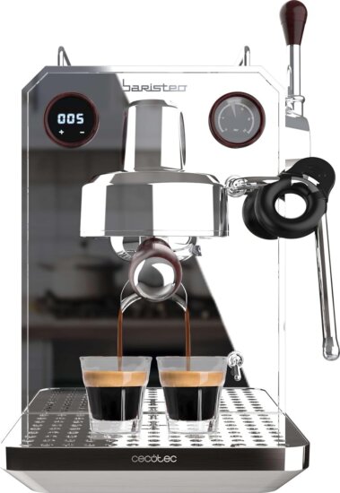 Cecotec Baristeo Intima Eszpresszó Kávéfőző 1850 Wattt - Fekete / Ezüst
