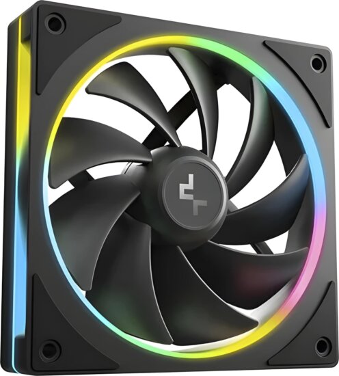 DeepCool FL12 SE 120mm PWM RGB Rendszerhűtő Ventilátor - Fekete DeepCool FL12 SE 120mm PWM RGB Rendszerhűtő Ventilátor - Fekete