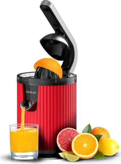 Cecotec Entsafter Xqueeze Retro Juice 600 Elektromos Citrusprés 600W - Piros Cecotec Entsafter Xqueeze Retro Juice 600 Elektromos Citrusprés 600W - Piros