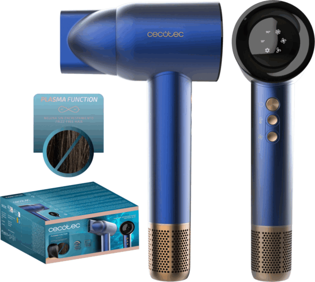 Cecotec RockStar Nano ION technológiás Hajszárító 2400 Watt - Arany / Kék