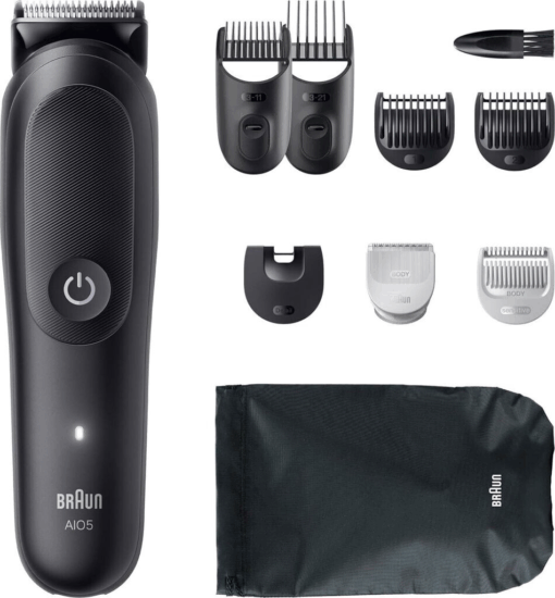 Braun Series 5 All-in-One 5540 Vezeték nélküli Akkus Nedves-Száraz Testszőrnyíró - Fekete Braun Series 5 All-in-One 5540 Vezeték nélküli Akkus Nedves-Száraz Testszőrnyíró - Fekete