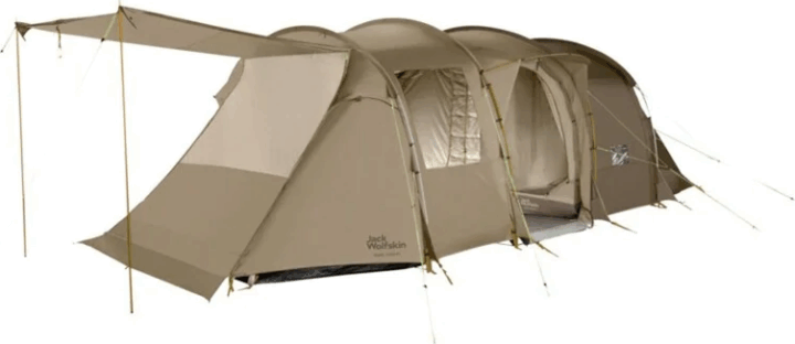 Jack Wolfskin TRAVEL LODGE RT 7 személyes Családi sátor 640 x 300 x 205 cm - Barna