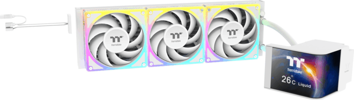 Thermaltake MAGCurve 360 Ultra Snow 360mm ARGB All In One Univerzális CPU Vízhűtés - Fehér Thermaltake MAGCurve 360 Ultra Snow 360mm ARGB All In One Univerzális CPU Vízhűtés - Fehér