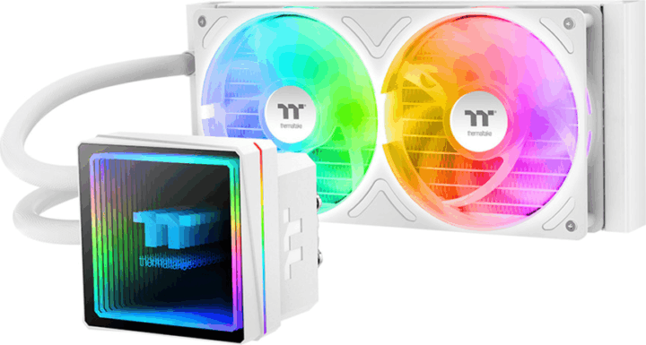 Thermaltake TH240 V3 Sync Snow Edition 240mm ARGB All In One Univerzális CPU Vízhűtés - Fehér Thermaltake TH240 V3 Sync Snow Edition 240mm ARGB All In One Univerzális CPU Vízhűtés - Fehér