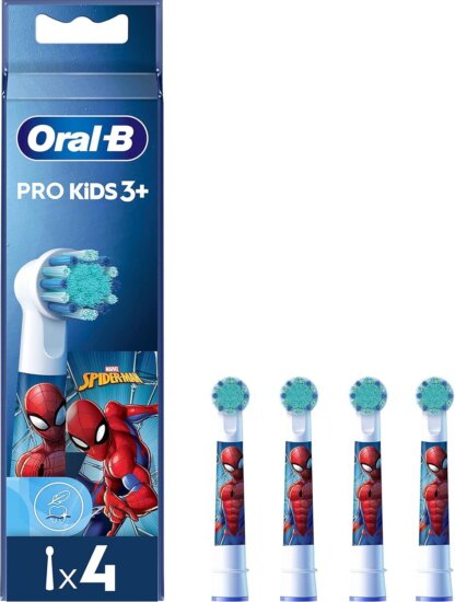 Braun Oral-B Kids Elektromos Gyerek fogkefe Pótfej - Pókember mintás (4db) Braun Oral-B Kids Elektromos Gyerek fogkefe Pótfej - Pókember mintás (4db)