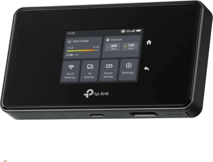TP-Link M8550 Hordozható 5G LTE WiFi6 4680mAh modem Router - Fekete TP-Link M8550 Hordozható 5G LTE WiFi6 4680mAh modem Router - Fekete