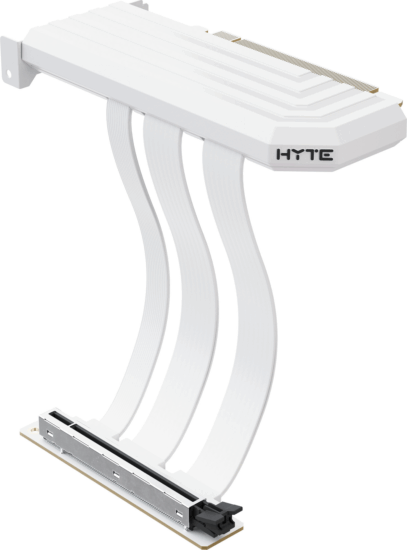 HYTE Hyper Riser PCIe 5.0 x16 Riser Hosszabbítókábel 20cm - Fehér HYTE Hyper Riser PCIe 5.0 x16 Riser Hosszabbítókábel 20cm - Fehér