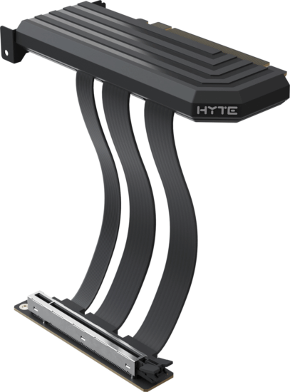 HYTE Hyper Riser PCIe 5.0 x16 Riser Hosszabbítókábel 20cm - Fekete HYTE Hyper Riser PCIe 5.0 x16 Riser Hosszabbítókábel 20cm - Fekete
