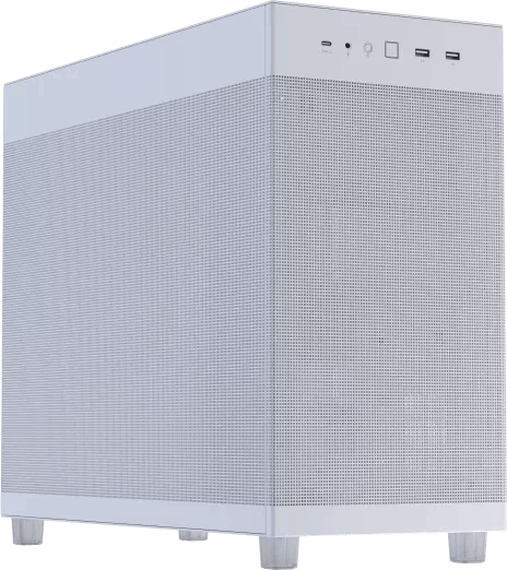 ASUS PRIME AP303 MESH Midi Torony Számítógépház + 1db 120mm ventilátor - Fehér ASUS PRIME AP303 MESH Midi Torony Számítógépház + 1db 120mm ventilátor - Fehér