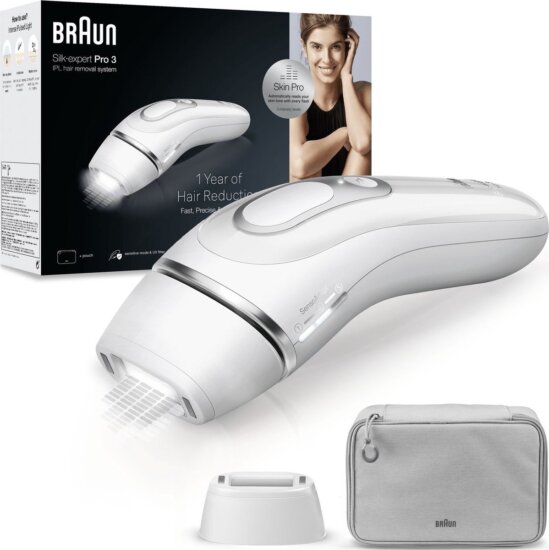 Braun Silk-expert Pro PL3020 IPL Villanófényes szőrtelenítő - Fehér / Ezüst