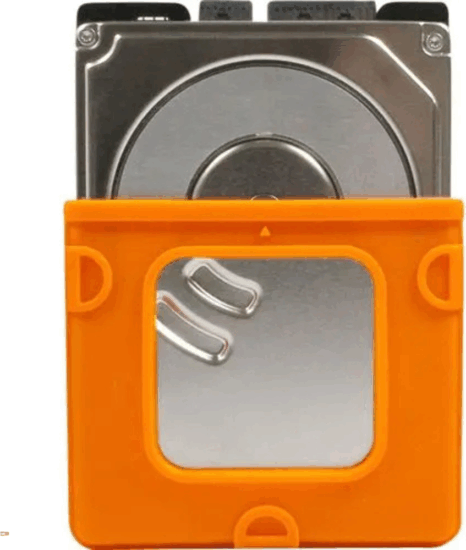 Fantec 1863 HDD Védőtok 2,5" - Narancssárga