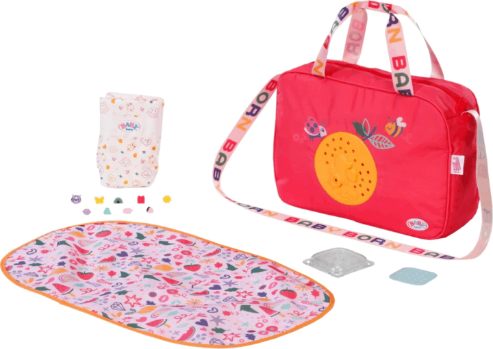 ZAPF Creation BABY born® Díszíthető Baba pelenkázó táska - Rózsaszín ZAPF Creation BABY born® Díszíthető Baba pelenkázó táska - Rózsaszín